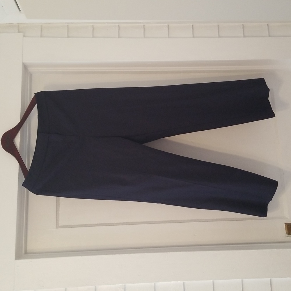 Jones New York Blue Classic Fit Straight Leg Business Pants Ladies 10P
